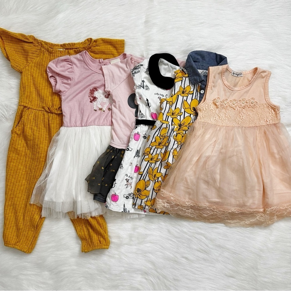 Girls Toddler Size 3T BUNDLE (6) Summer Clothes